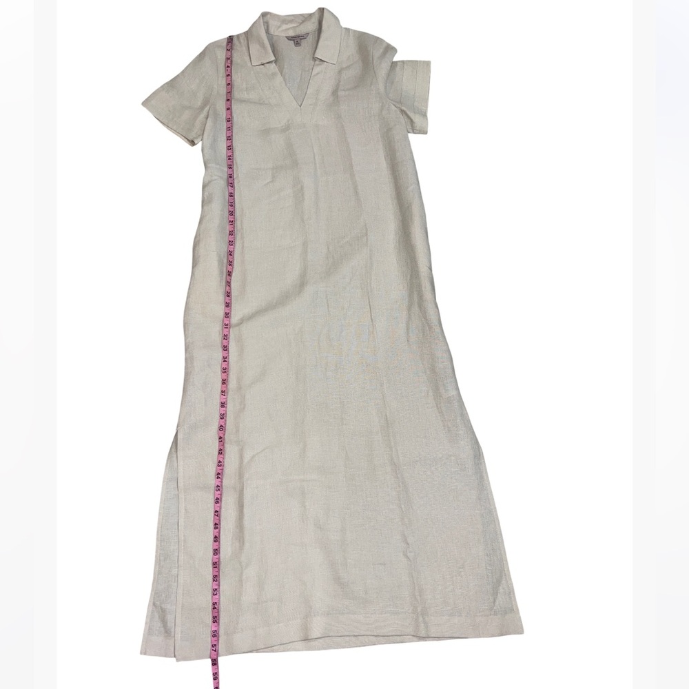 Banana Republic Cream Polo Short-Sleeve Maxi Dress - Picture 3 of 7